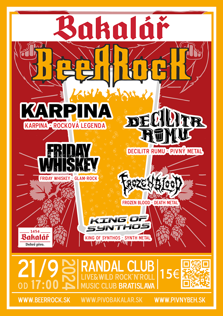 Plagát Bakalář BeerRock 2024